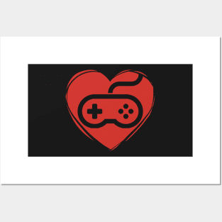 Video Game Controller Heart Posters and Art